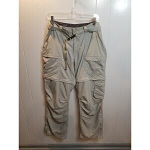 Eastern Mountain Sport Women's 14R Gray Belted Nylon Convertible Cargo Hiking...